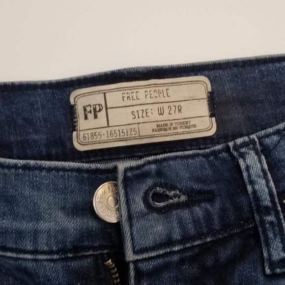 Free People high waist Busted knee skinny jeans - Picture 5 of 13